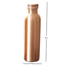 Round copper bottle