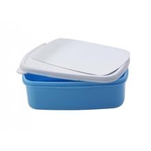Plastic/Steel Plastic Lunch Box, for Food, Feature : Eco-Friendly, Folding