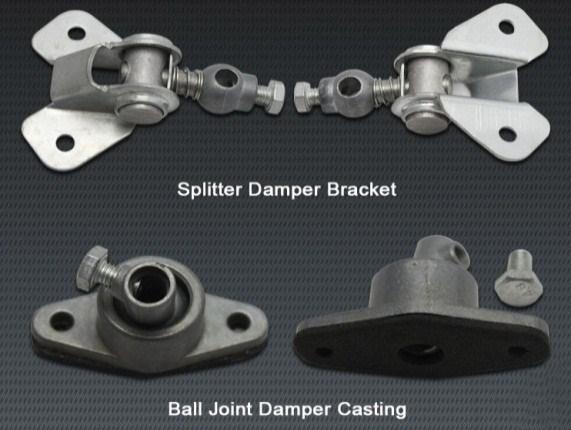 Splitter Damper Bracket with Ball Joint, Technics : Forging/casting