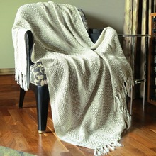 730 gm Sofa Cotton Throw Blanket, Size : 50x60 Inch