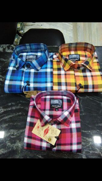 Mens Casual Shirt In Unique Checks