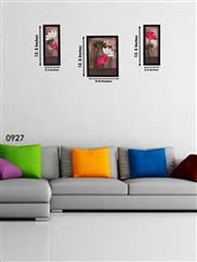 3 Pc Set Of Floral Paintings