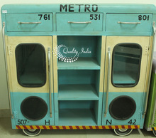 Metro design iron cabinet furniture