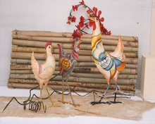 Widely Selling Colourful Hen Bird Figurine