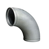 MS With Brass Coating 90° Long Radius Elbows, for Pipe Fitting