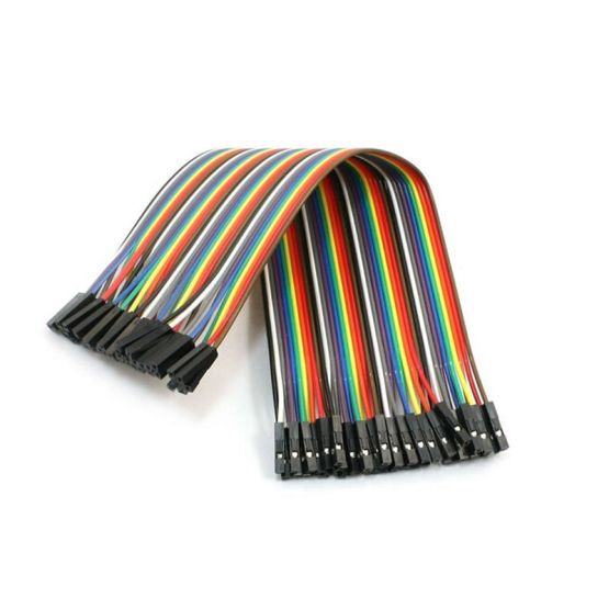 Jumper wires, Length : 20 cms
