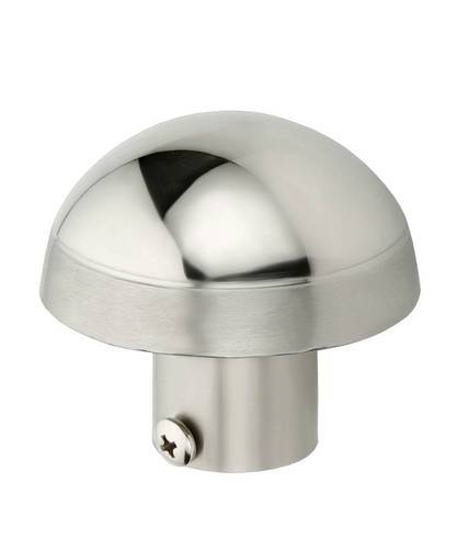 Round SS Polished Curtain Bracket, Color : Silver