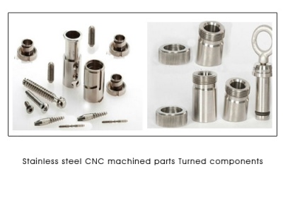 Stainless Steel CNC Machined Parts Turned Components