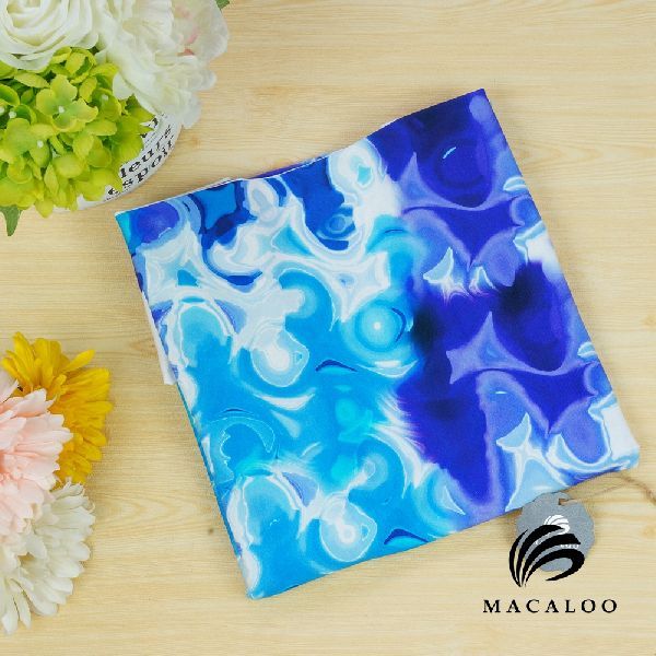 245gsm Print Polyester Spandex Knitted Swimwear Fabric