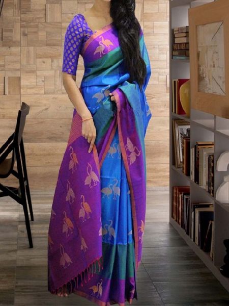 dashing multi color soft silk designer saree 1539408724 4385893