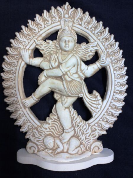 Polished Natraj Ji Statue, for Home, Shop, Color : Silver