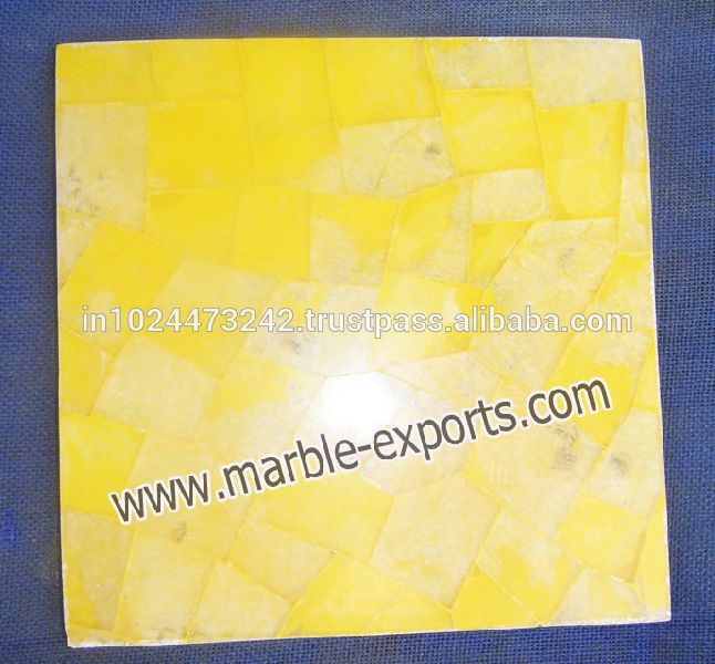 Yellow onyxFloor Tiles