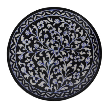 Blue Pottery Ceramic Serving Plate