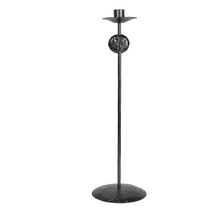 Iron Candle Stand, Color : GRAYISH BLACK