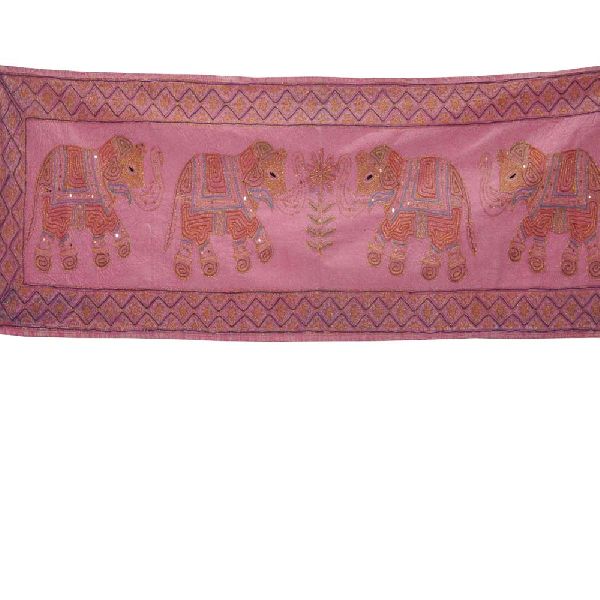 100% Cotton Embroidered Wall Tapestries, Size : 65 X 18 Inches