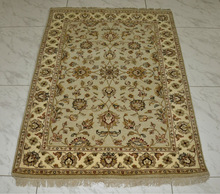 Traditional Hand knotted square Carpet, for Decorative, Home, Size : 48 X 72 Inches