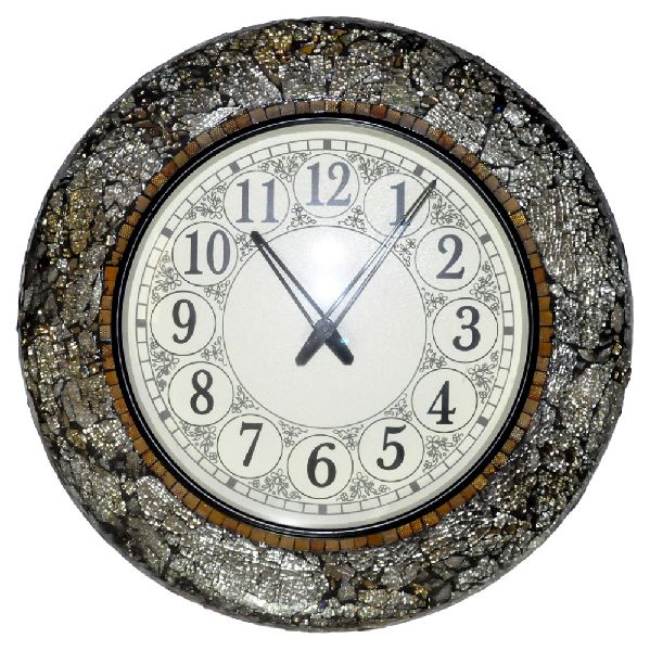 Wooden wall clock, Overall Dimension : 18X18X12 Inches