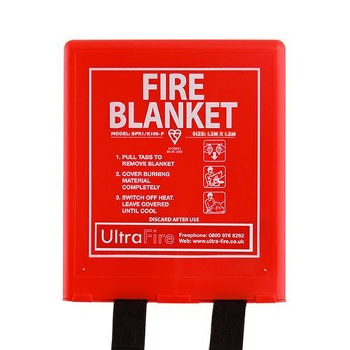 Fibre Glass Fire Safety Blanket, Color : white