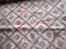 Sanganeri floral block fabric