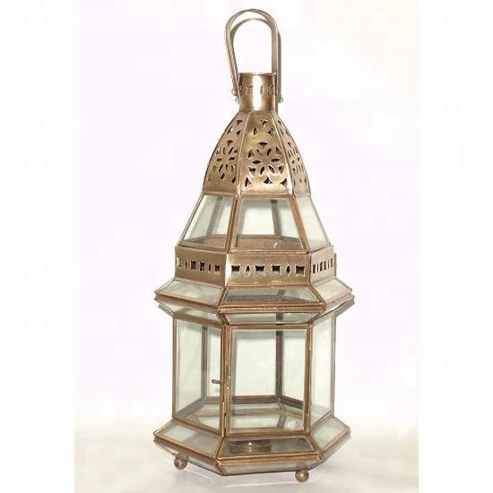 Centerpiece metal lantern