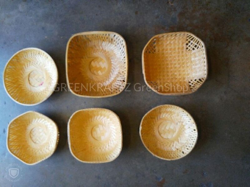 Bamboo Fruit Basket (Assorted shaped)