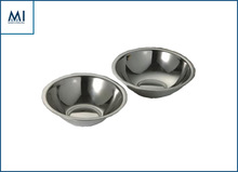 ROUND Metal Mixing Bowls, Color : OUTSIDE INSIDE FOOD GRADE