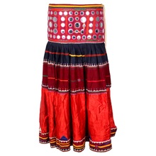 Banjara Short Silk Skirt, Size : Free Size