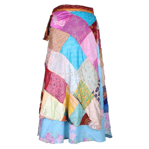 Silk Wrap Skirt