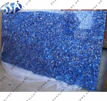 100% natural material (marble Lapis Semi Precious Stone, for Wall, Color : Blue