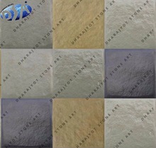 100% natural material (marble Brushed Multicolored Decorative Limestone, Color : Grey