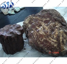 Red Petrified Wood Stone, Color : Black
