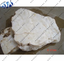 100% natural material (marble Rough White Opel Stone, for Garden, Hotel, Home, Complex Decoration
