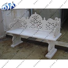 100% natural material (marble sandstone handle bench, Size : 150*58*58