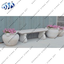 100% natural material (marble sandstone marble small bench, Color : pink