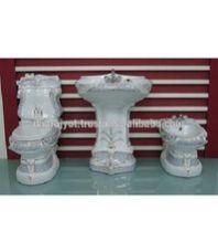 White Granite Designing Toilet