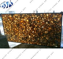 Yellow Agate Quartz Slab, for Interior Decoration, Feature : Unique