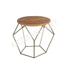 Antique Brass Finished Side Table, Feature : Durable, Strong, Easy Clean, industrial, decorative