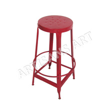 Metal Bar Stool, Size : Dia. 35 x H 75 cms