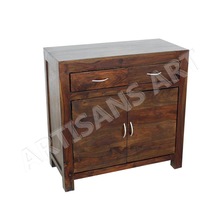 Modern Solid Sheesham Wood Small Cabinet