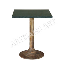 Square Marble top Restaurant Table, Feature : Durable, Easy Clean, Strong, Vintage, Industrial