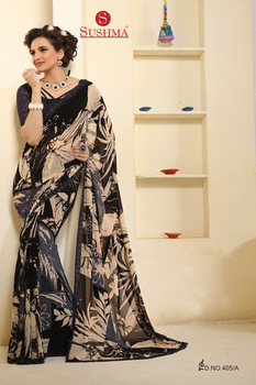 PRINTED BAMBERG GEORGETTE SAREE