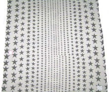 Cotton star printed scarves, Color : White