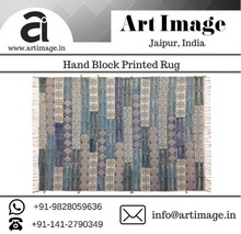 ART IMAGE Cotton Embroidered Rug, Feature : Anti-Slip