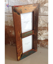 Salvaged Barn Wood Photo Frame, for Indoor House, Size : 10 x 21.5inches