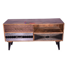 Wooden Metal Tv Stand Plasma Cabinet, for Indoor