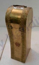 Wood golden wine case, for Home Decoration