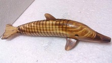 WOODEN INDIAN HAND MADE MOVING FISH, Style : Antique Imitation