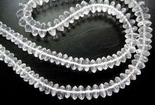 Crystal Quartz Beads, Color : White