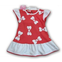 Customized 100% Polyester cotton fabric baby frock, Feature : Anti-Wrinkle, Plus Size, Washable