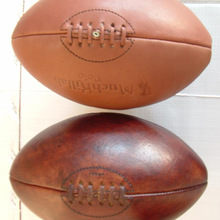 Customised 100% Genuine Leather Vintage Rugby Ball